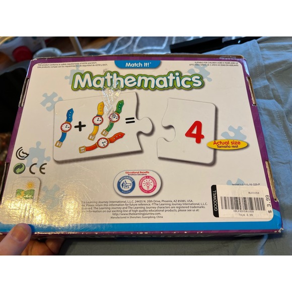 Mathematics The Learning Journey self correcting puzzles complete - Picture 6 of 6